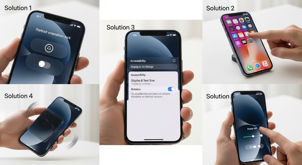 아이폰17 화면 자동 회전 안 될 때 해결법 5가지 완벽 가이드