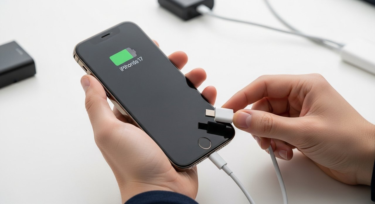 아이폰17 충전기 꽂아도 충전 표시가 안 뜰 때 점검 방법! 3분 해결