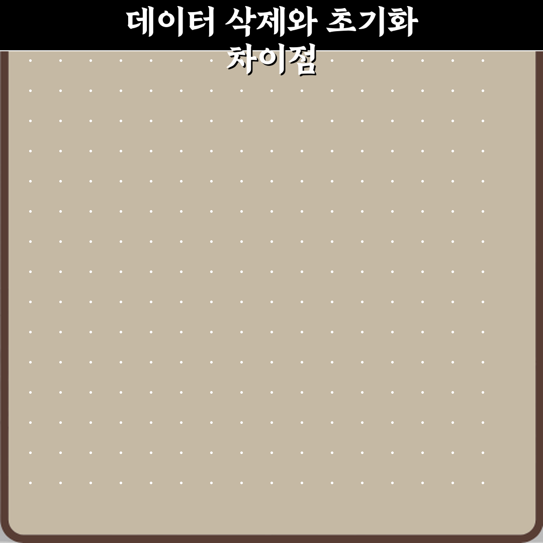 아이폰17 데이터 완전 삭제와 초기화 차이 직접 해봤어요 리얼리뷰